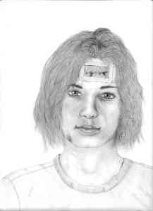 Karen on day ten [Drawing credit: Gordon Rottman]