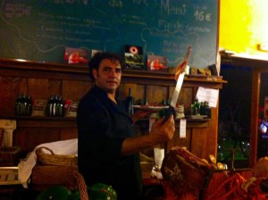 Chef at La Hueveria del Ganso, Piedrahita, Spain