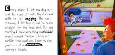 Inside page dog book