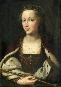 Margaret of Anjou (1430-1482), as portrayed in 1775 by Robert Davy