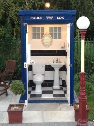 Toilet might be larger on the inside, but the light switch is still outside. [Image credit: BBC] http://www.bbc.co.uk/news/uk-england-bristol-28892903